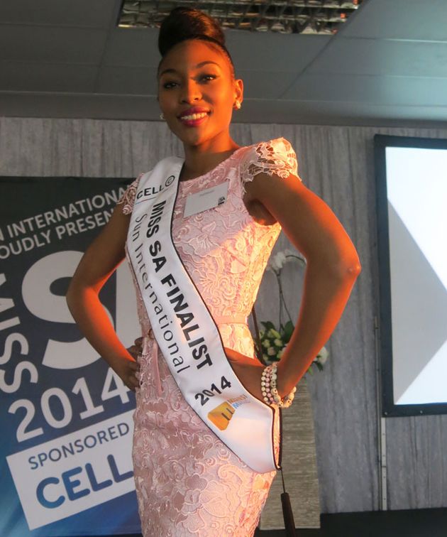 Miss South Africa 2014 finalist Tidimalo Sehlako