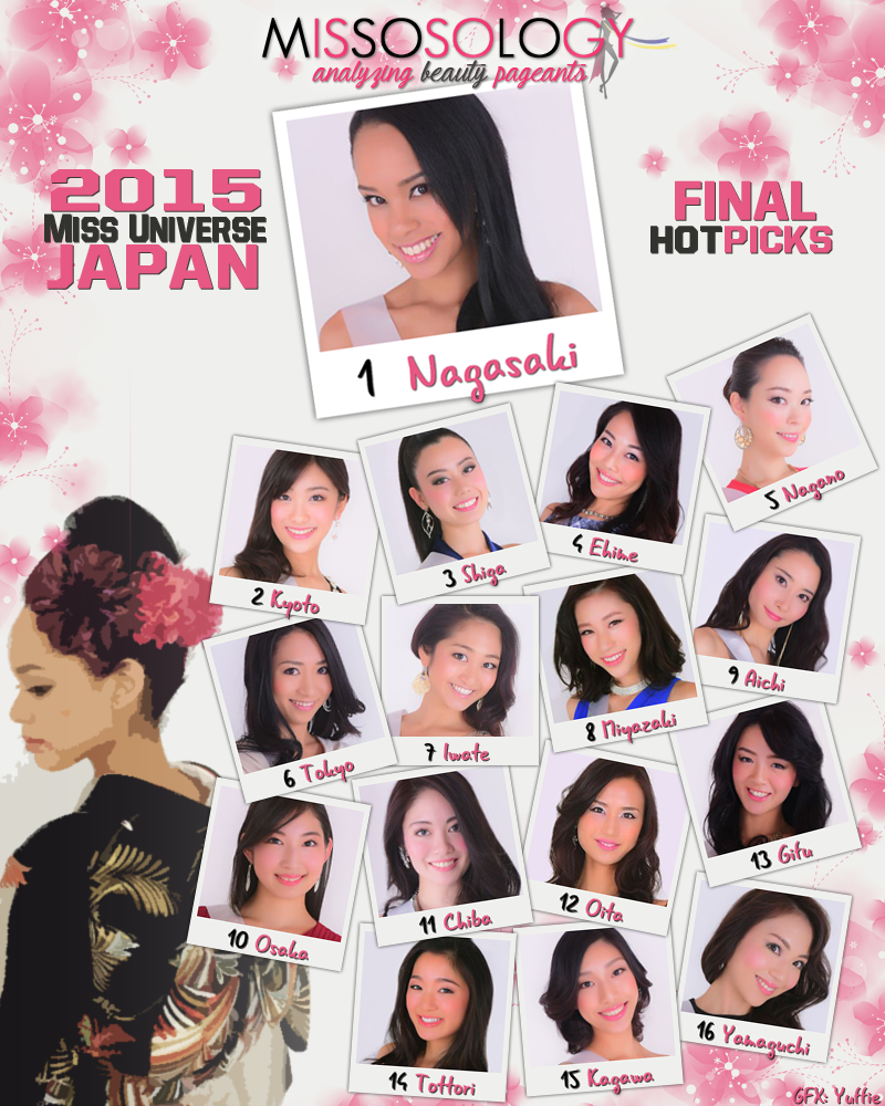 Miss Universe Japan 15 Final Official Hot Picks 日本語版 Missosology