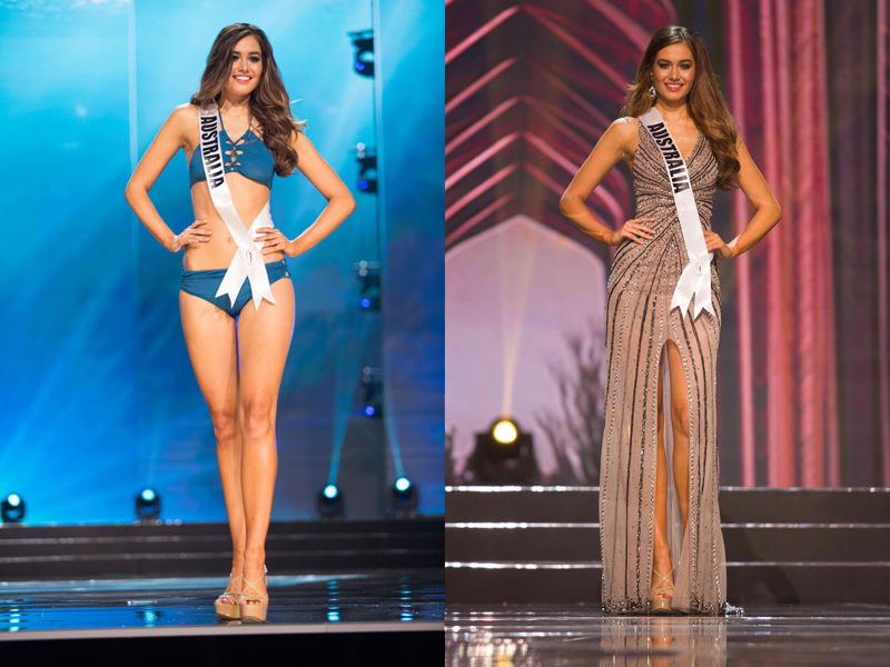 Caris Tiivel during the Miss Universe 2016 prelims