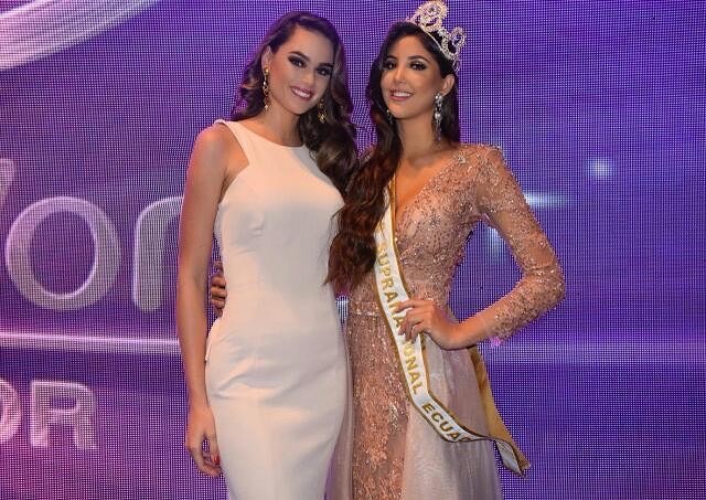 Carla Parado with Miss Supranational 2015 Stephania Stegman