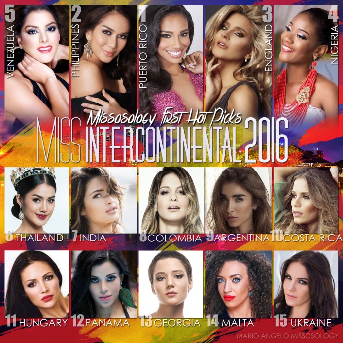 Miss Intercontinental 2016 First Missosology Hotpicks
