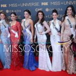 Miss Universe 2016 candidates pose during the 65th Miss Universe red carpet. PHOTO: Bong Tan/Missosology