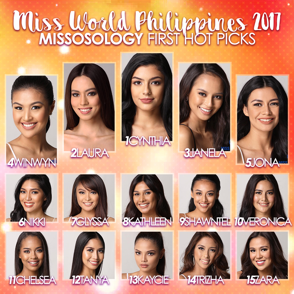 Miss World Philippines 2017 First Hot Picks | Missosology
