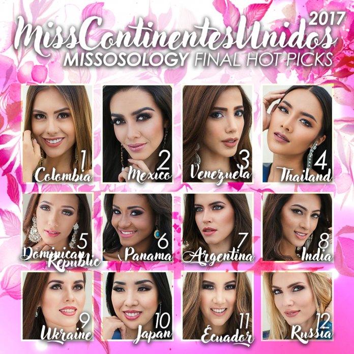 Miss United Continents 2017 Final Hot Picks by Missosology