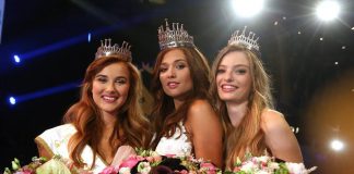 Česká Miss 2018 winners: Jana Šišková (Česká Miss Supranational), Lea Šteflíčková (Česká Miss Universe), and Tereza Křivánková (Česká Miss Earth).