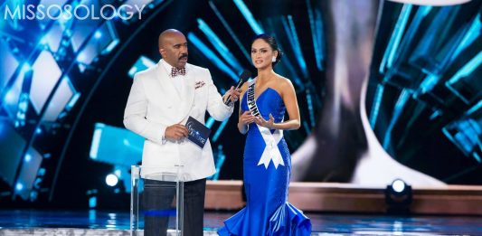 Miss Philippines Pia Wurtzbach during the Miss Universe 2015 Top 5 Q&A